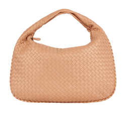 Intrecciato Woven Hobo, Leather, Beige, BO151892R, DB/E, 3*